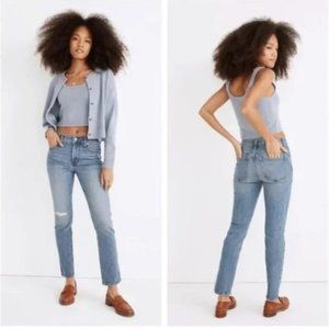 NWT Madewell Mid-Rise Perfect Vintage Ainsdale Wash Jean